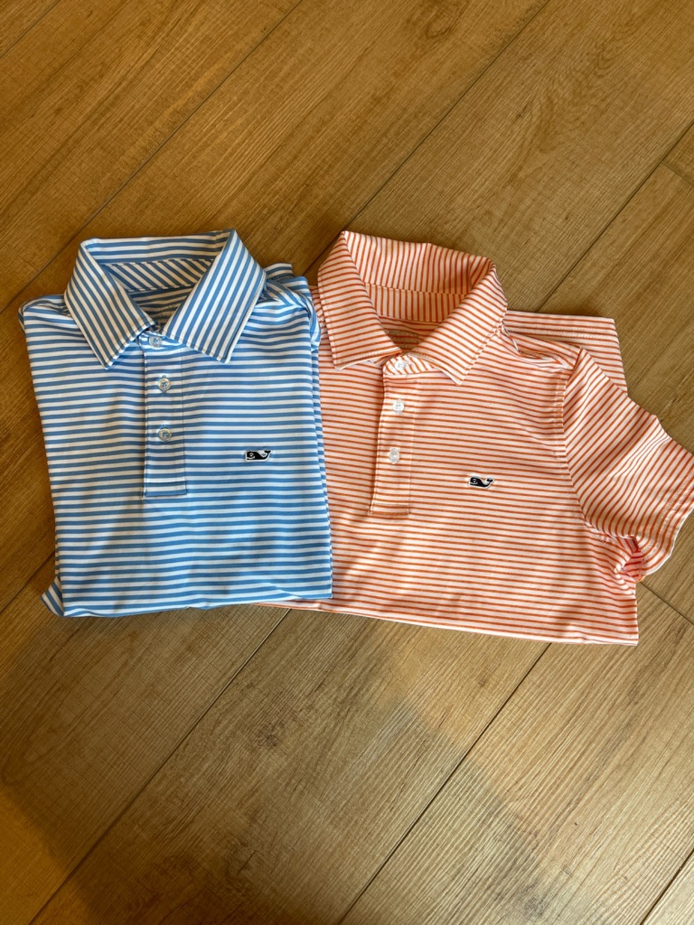 Vineyard Vines Boys' Performance Bradley Stripe Sankaty Polo